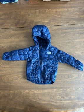 The North Face Navy Quilted Infant Puffer Jacket